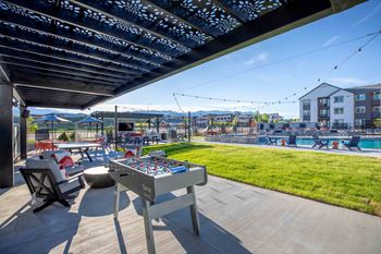 View on centennial apartments game deck